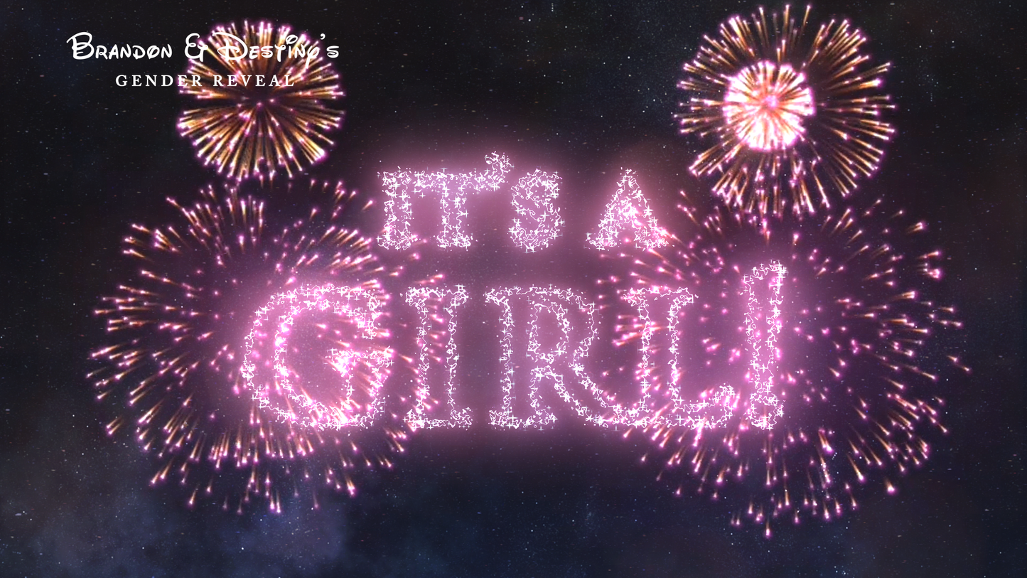 Magical Baby Storybook Gender Reveal Video