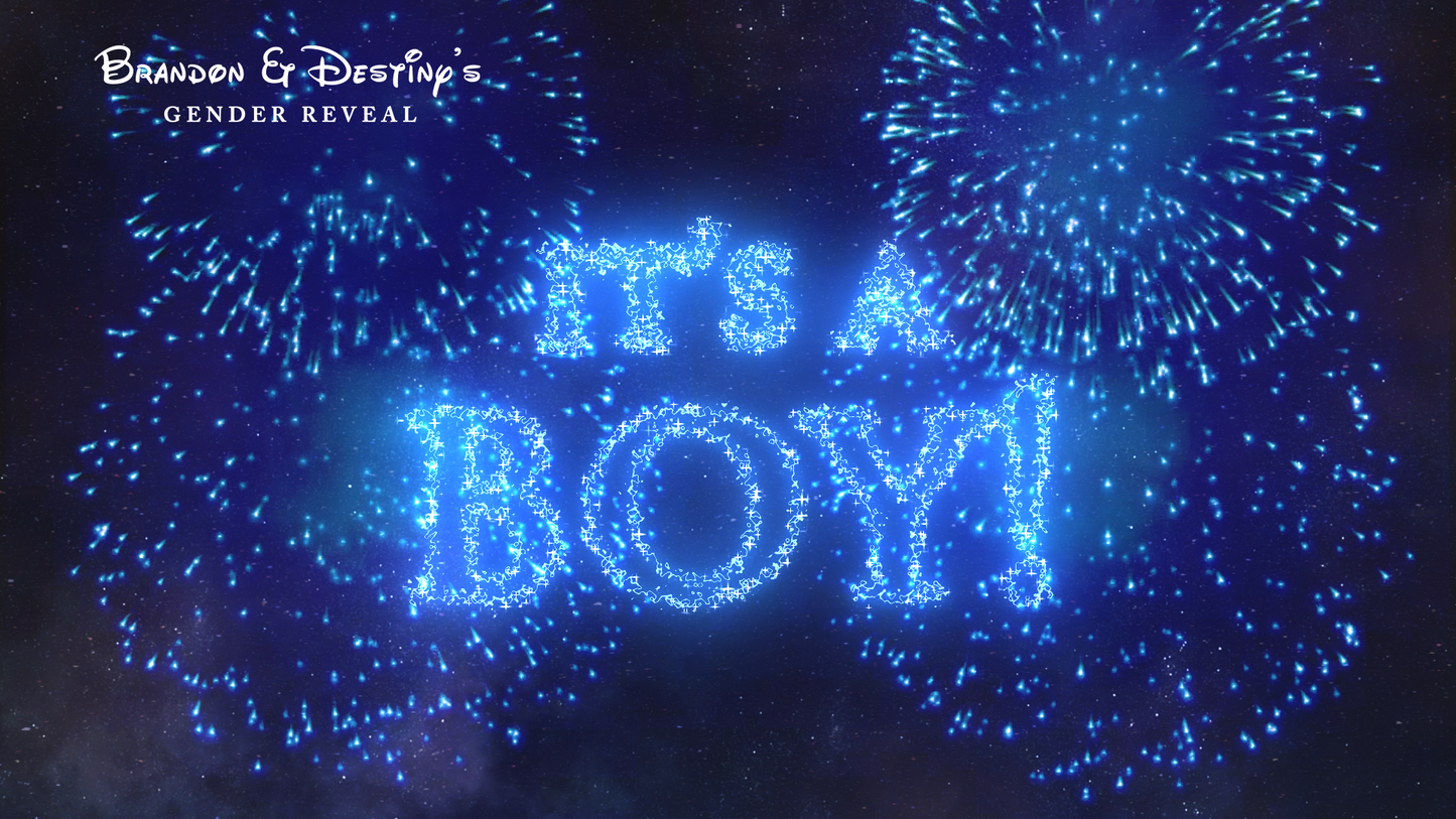 Magical Baby Storybook Gender Reveal Video