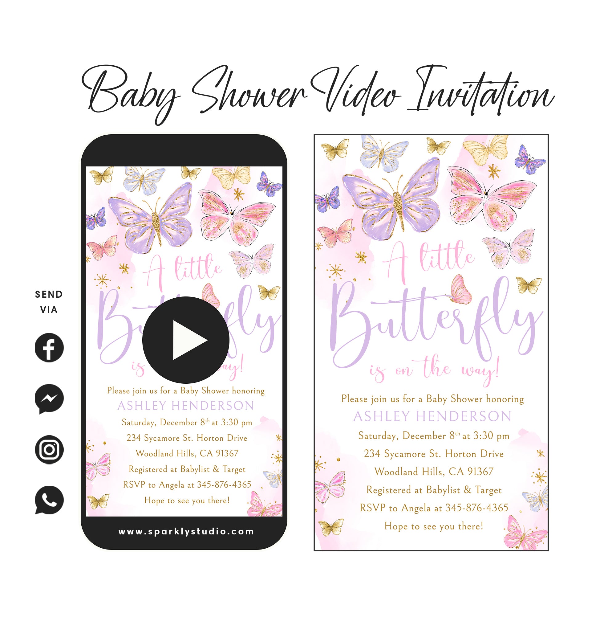 Images de Invitation Papillon Anniversaire – Téléchargement