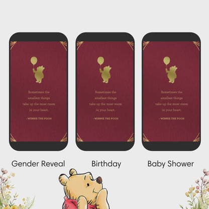 Winnie The Pooh Video Invitation for Baby Shower | Gender Reveal | Birthday