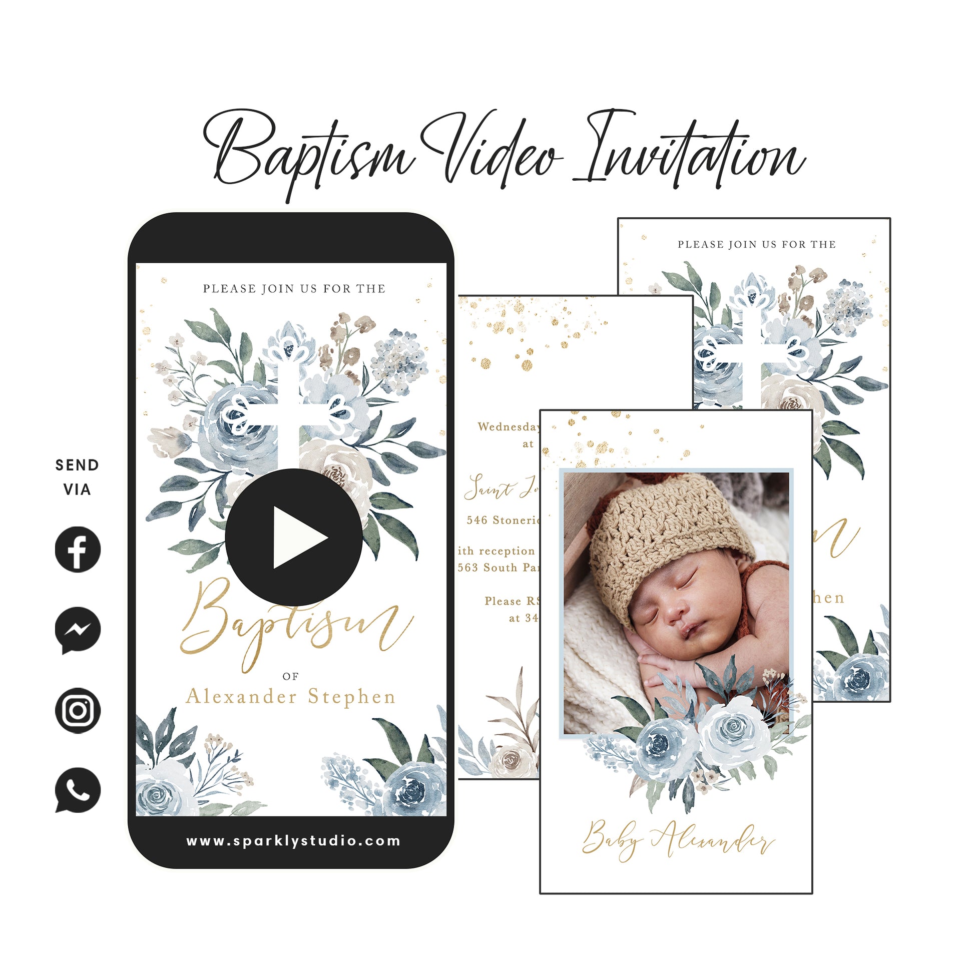 baptism video invitation