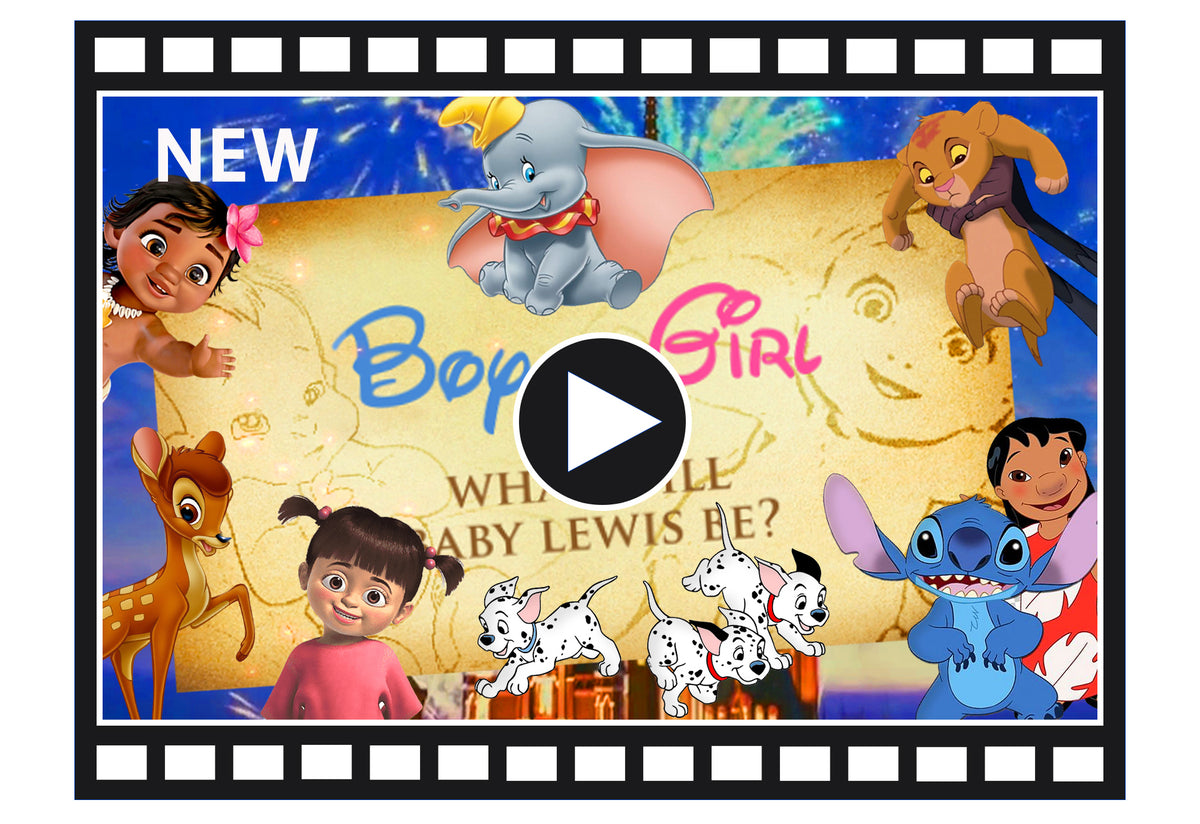 Disney Baby Storybook Gender Reveal Movie