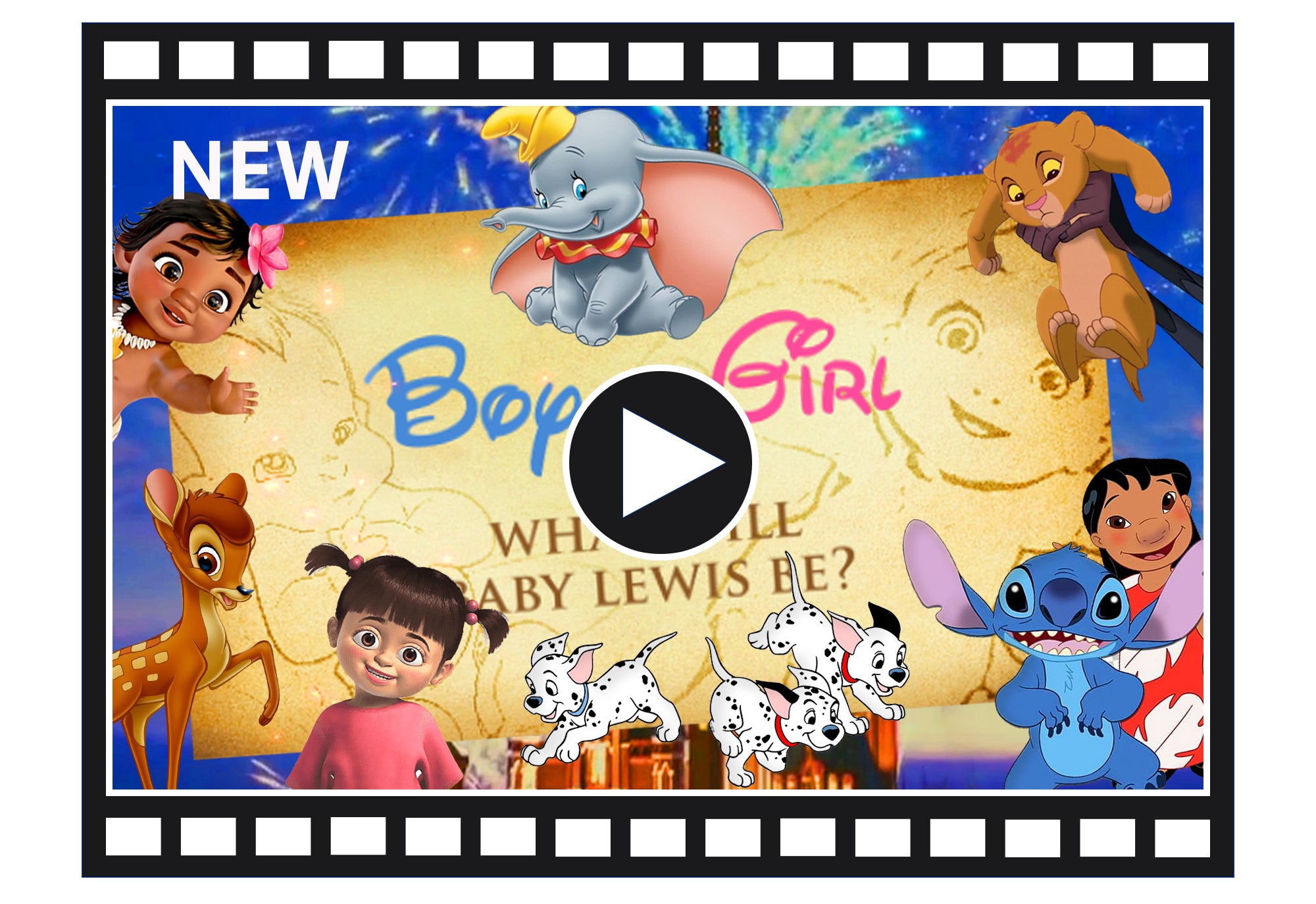 Disney Baby Storybook Gender Reveal Movie