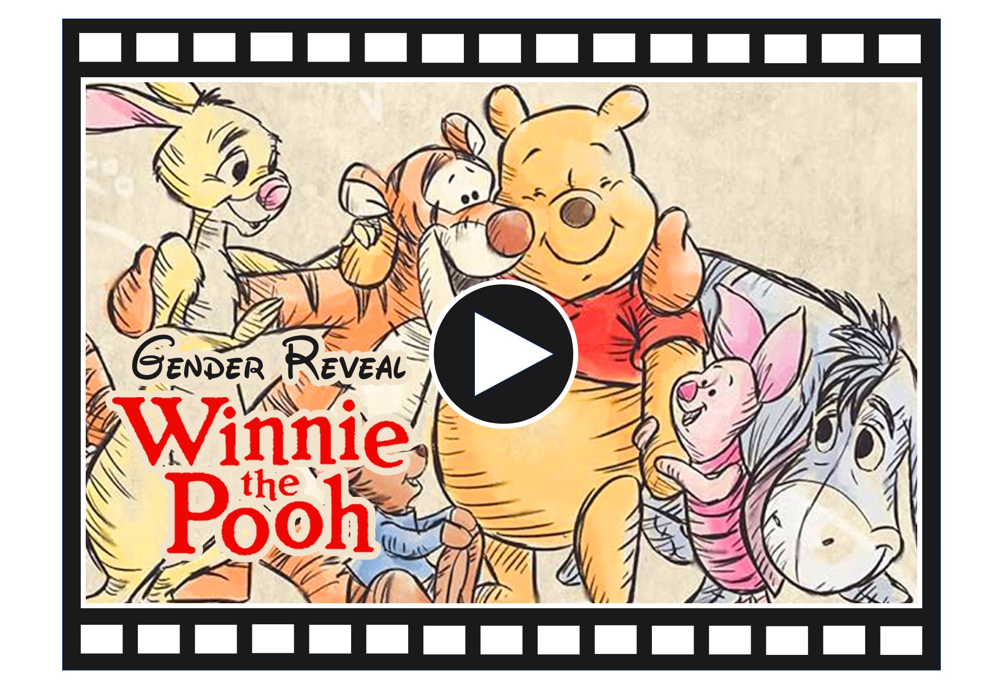 Pooh Gender Reveal Movie