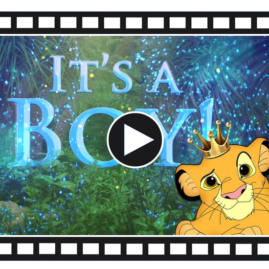 Gender Reveal Movie Lion King Boy Video