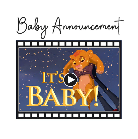 It's A Baby: Lion King Pregnancy Announcement Video