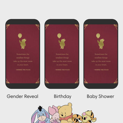 Winnie The Pooh & Friends Video Invitation for Baby Shower | Gender Reveal | Birthday