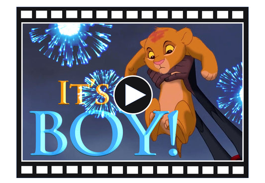 Lion King Gender Reveal Video 