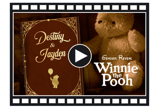 Winnie the Pooh Gender Reveal Video (GIRL)